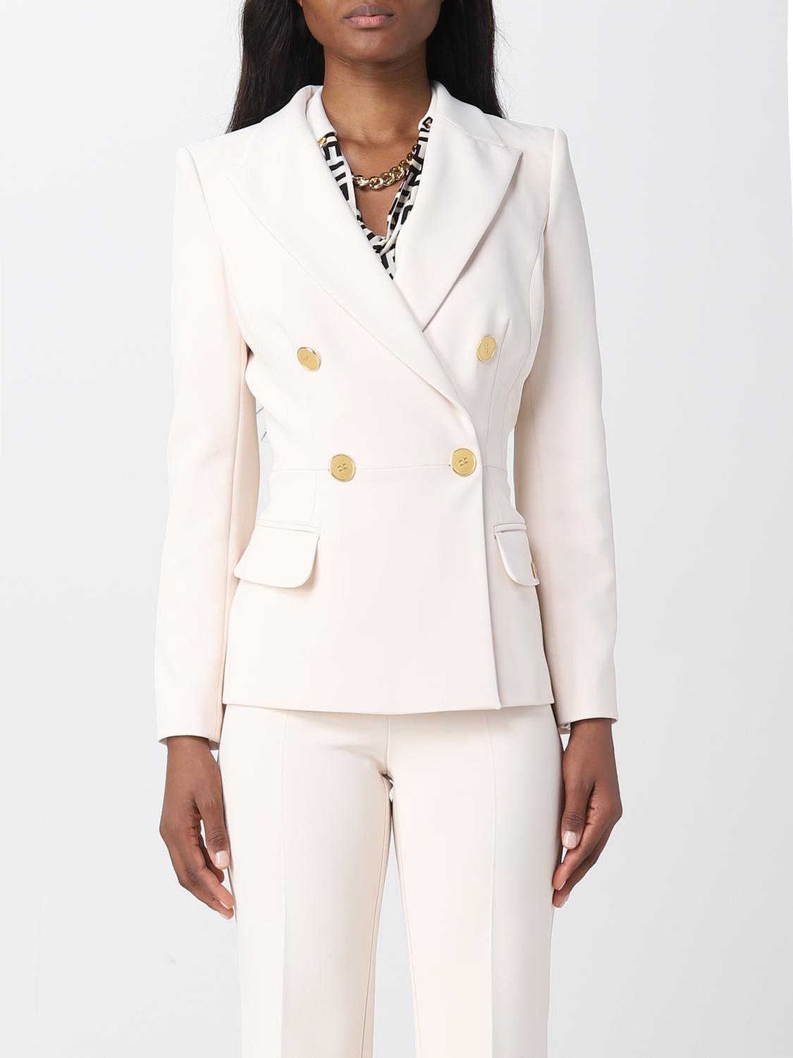 Elisabetta Franchi Blazer ELISABETTA FRANCHI Woman colour Yellow Cream