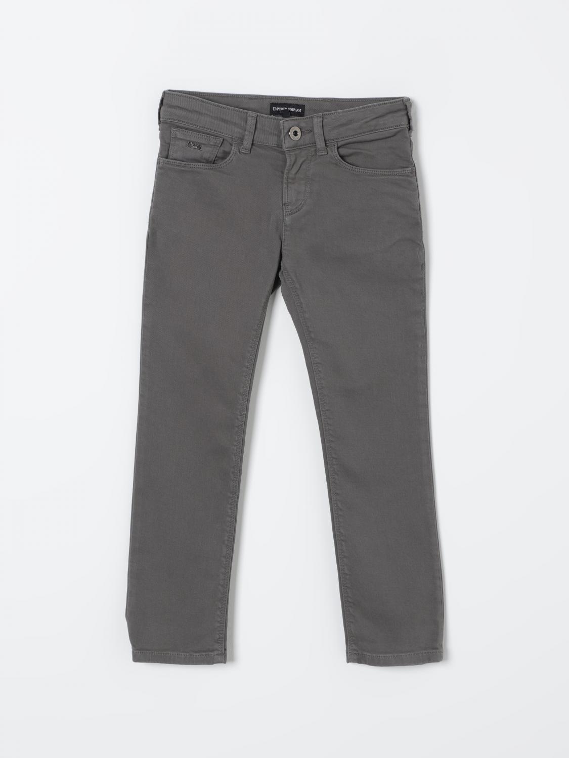 Emporio Armani Pants EMPORIO ARMANI Kids color Grey