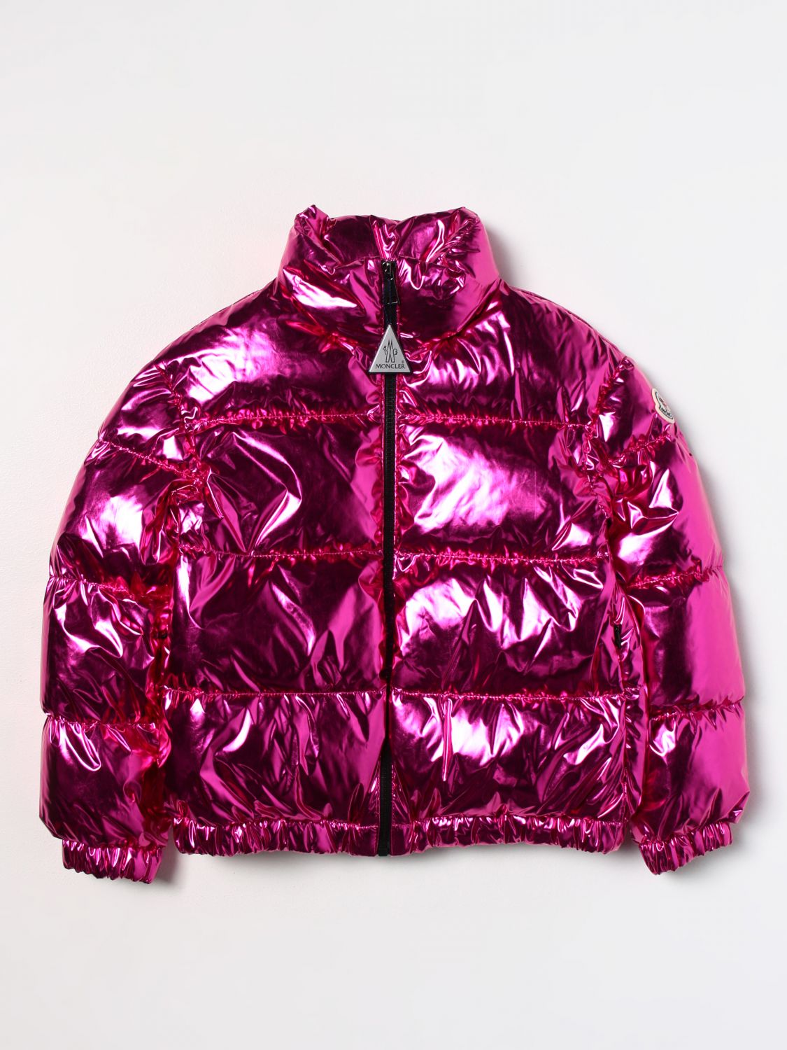 Moncler Jacket MONCLER Kids colour Fuchsia