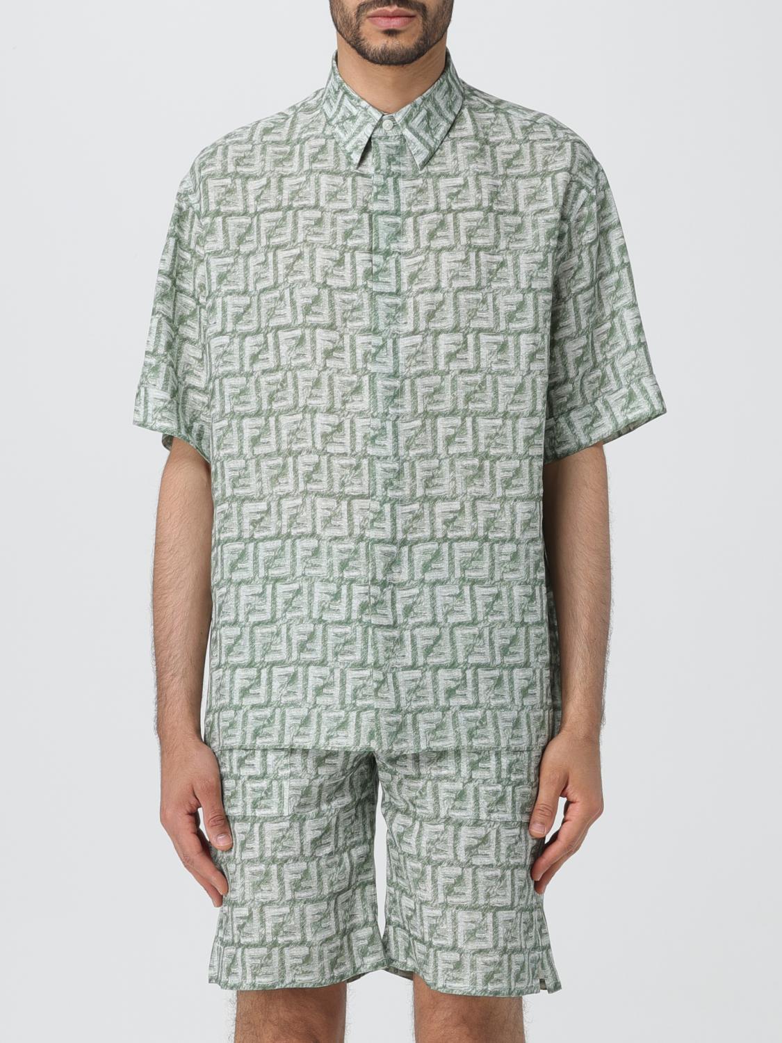 FENDI Shirt FENDI Men colour Green