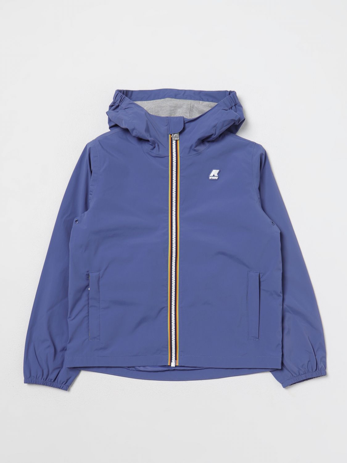 K-Way Jacket K-WAY Kids colour Gnawed Blue