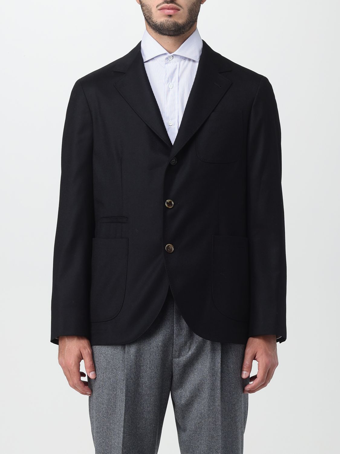 Brunello Cucinelli Blazer BRUNELLO CUCINELLI Men colour Black