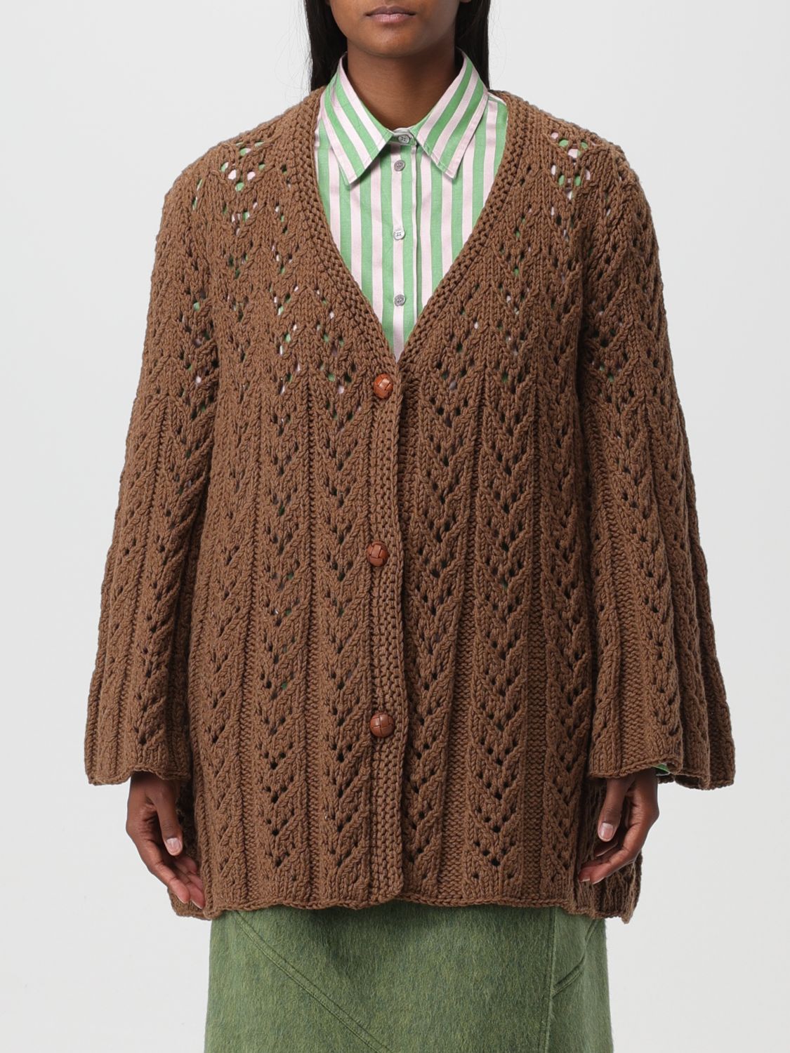 Etro Cardigan ETRO Woman colour Brown