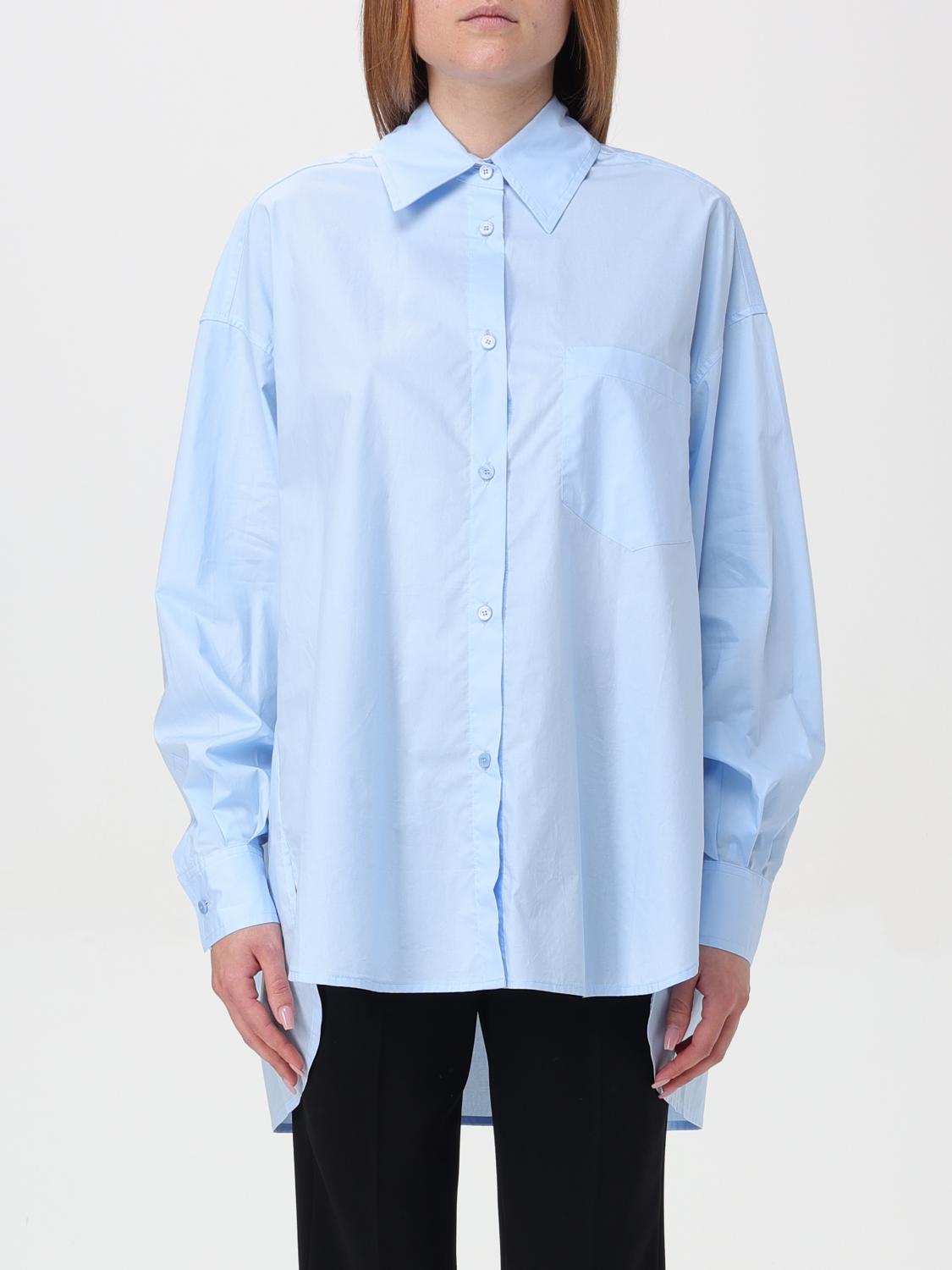 Roberto Collina Shirt ROBERTO COLLINA Woman color Gnawed Blue