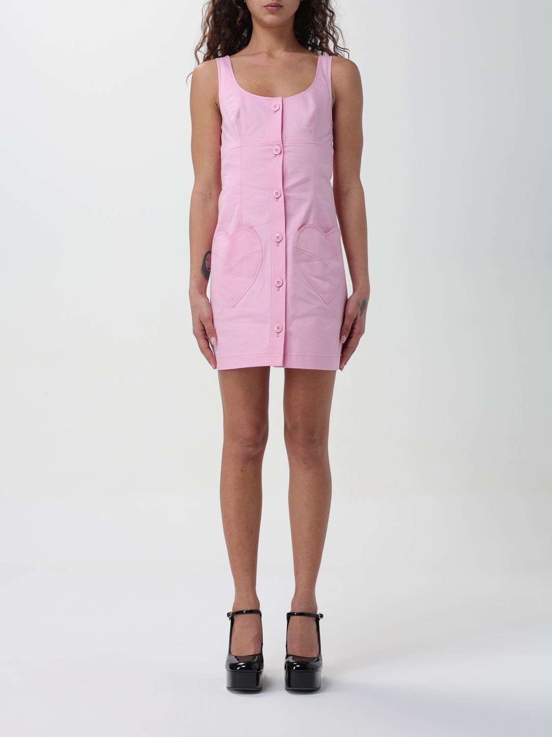 Moschino Jeans Dress MOSCHINO JEANS Woman colour Pink