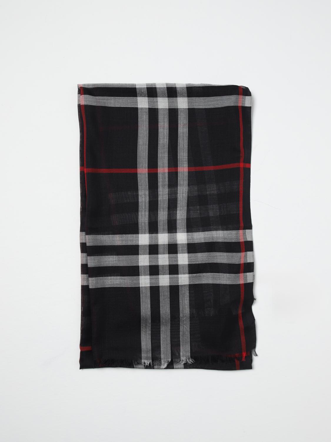 Burberry Scarf BURBERRY Woman colour Navy