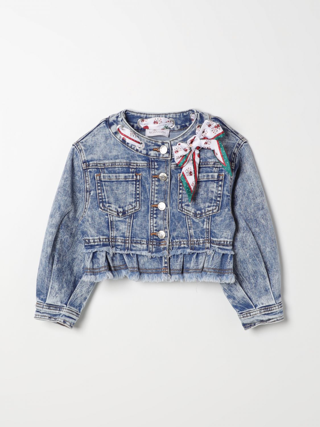 Monnalisa Jacket MONNALISA Kids colour Blue