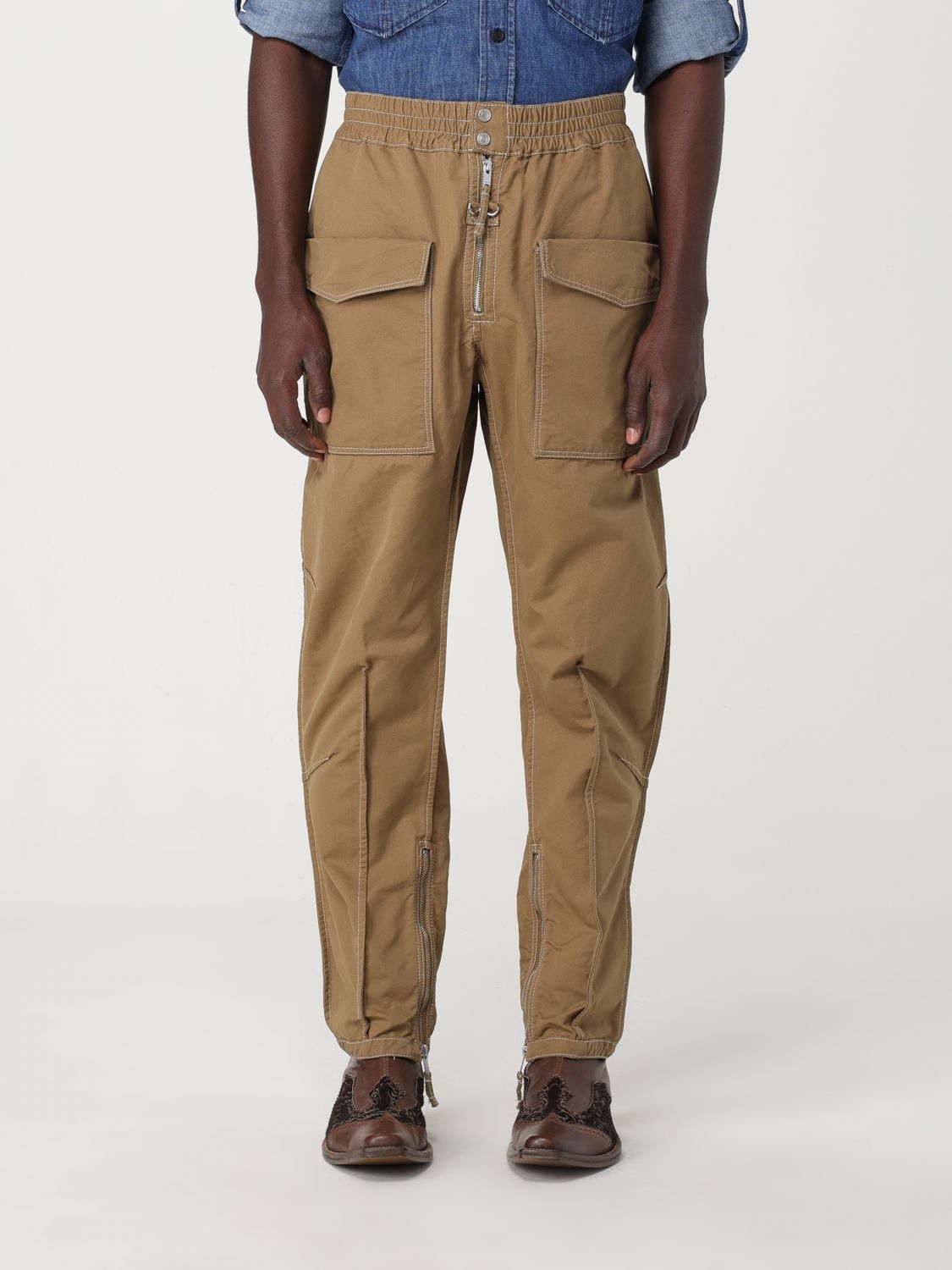 Isabel Marant Trousers ISABEL MARANT Men colour Kaki