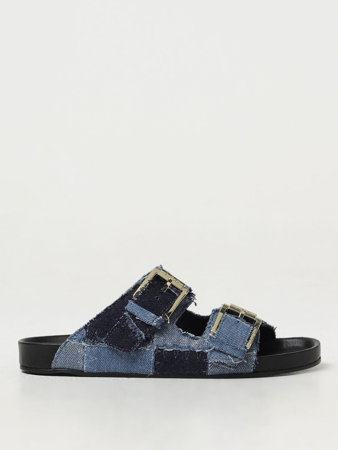 Iro Flat Sandals IRO Woman color Denim