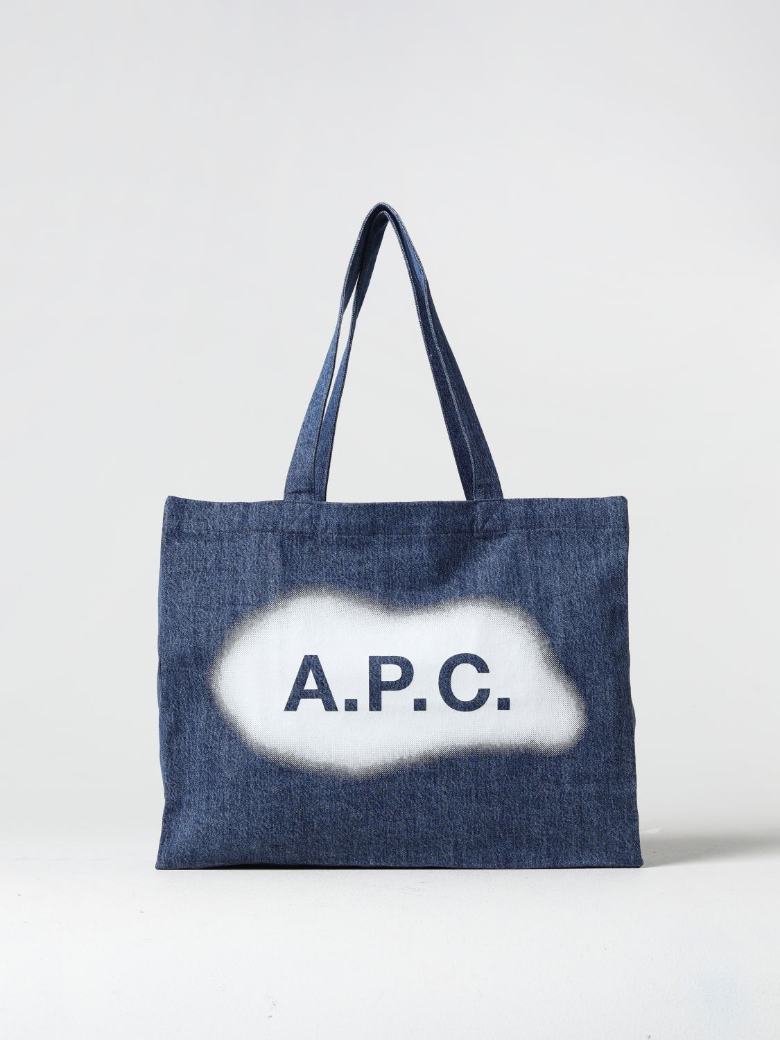 A.P.C. Tote Bags A.P.C. Woman colour Blue