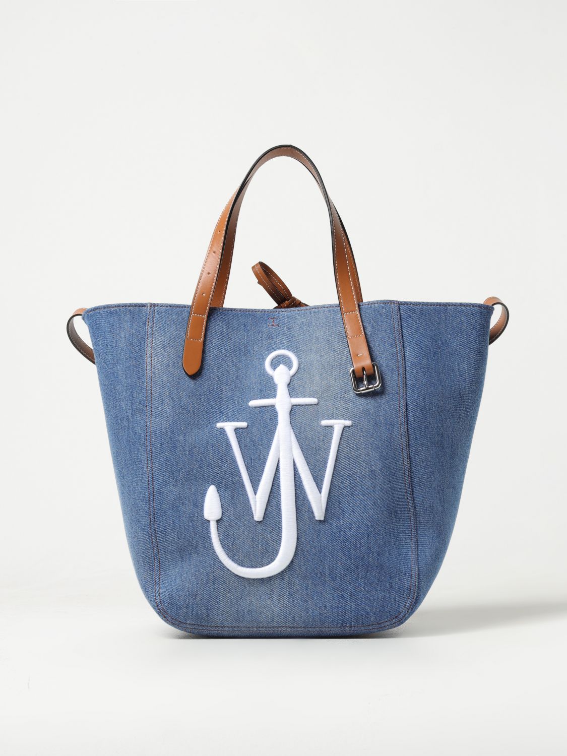 Jw Anderson Tote Bags JW ANDERSON Woman colour Denim