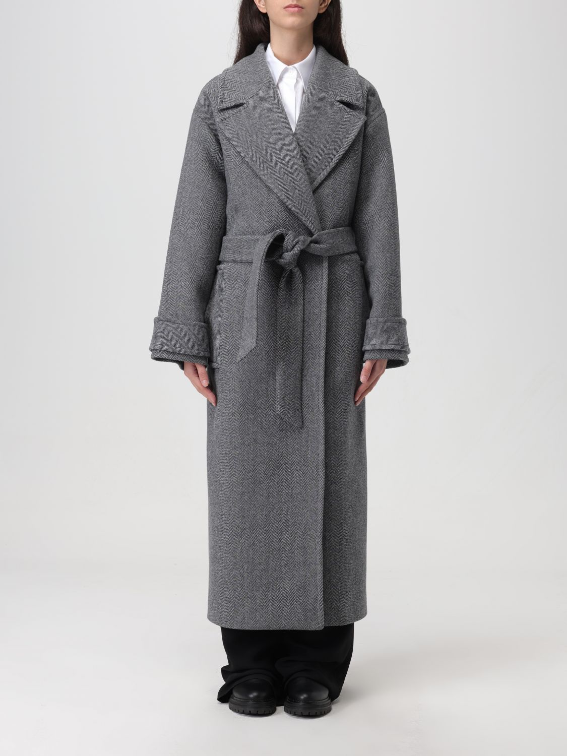 IVY OAK Coat IVY OAK Woman colour Grey