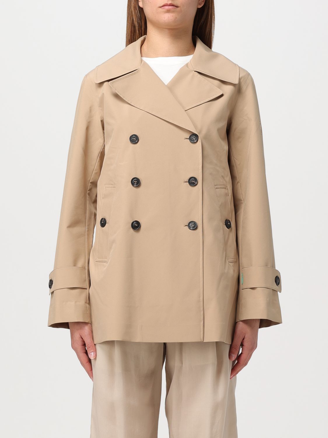 Save The Duck Trench Coat SAVE THE DUCK Woman colour Beige