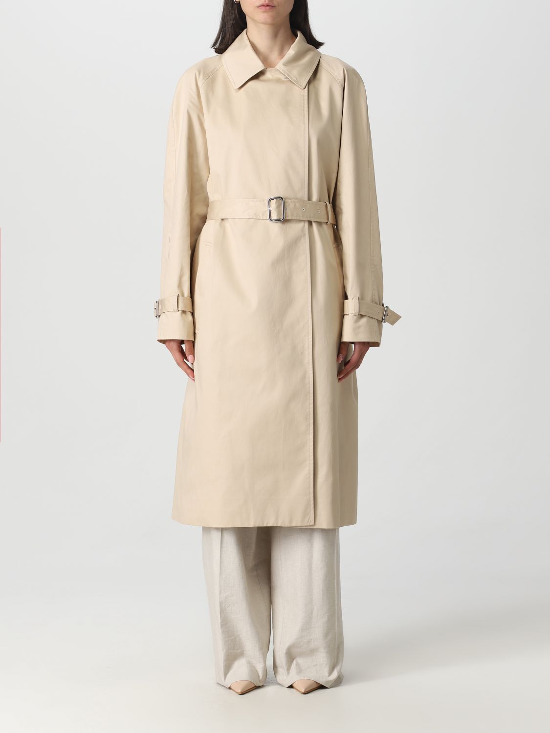 Calvin Klein Trench Coat CALVIN KLEIN Woman colour White