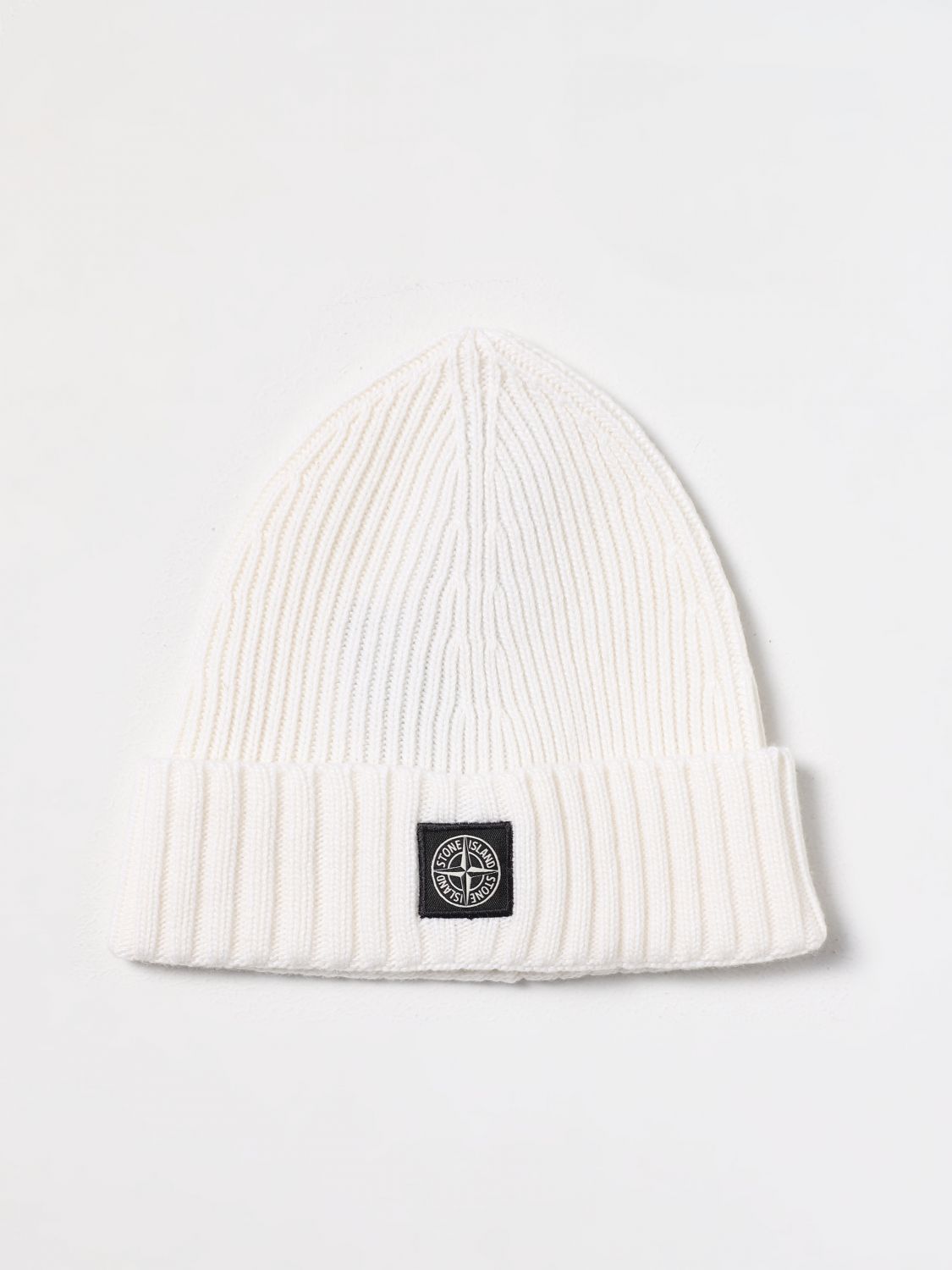 Stone Island Junior Hat STONE ISLAND JUNIOR Kids colour Ivory