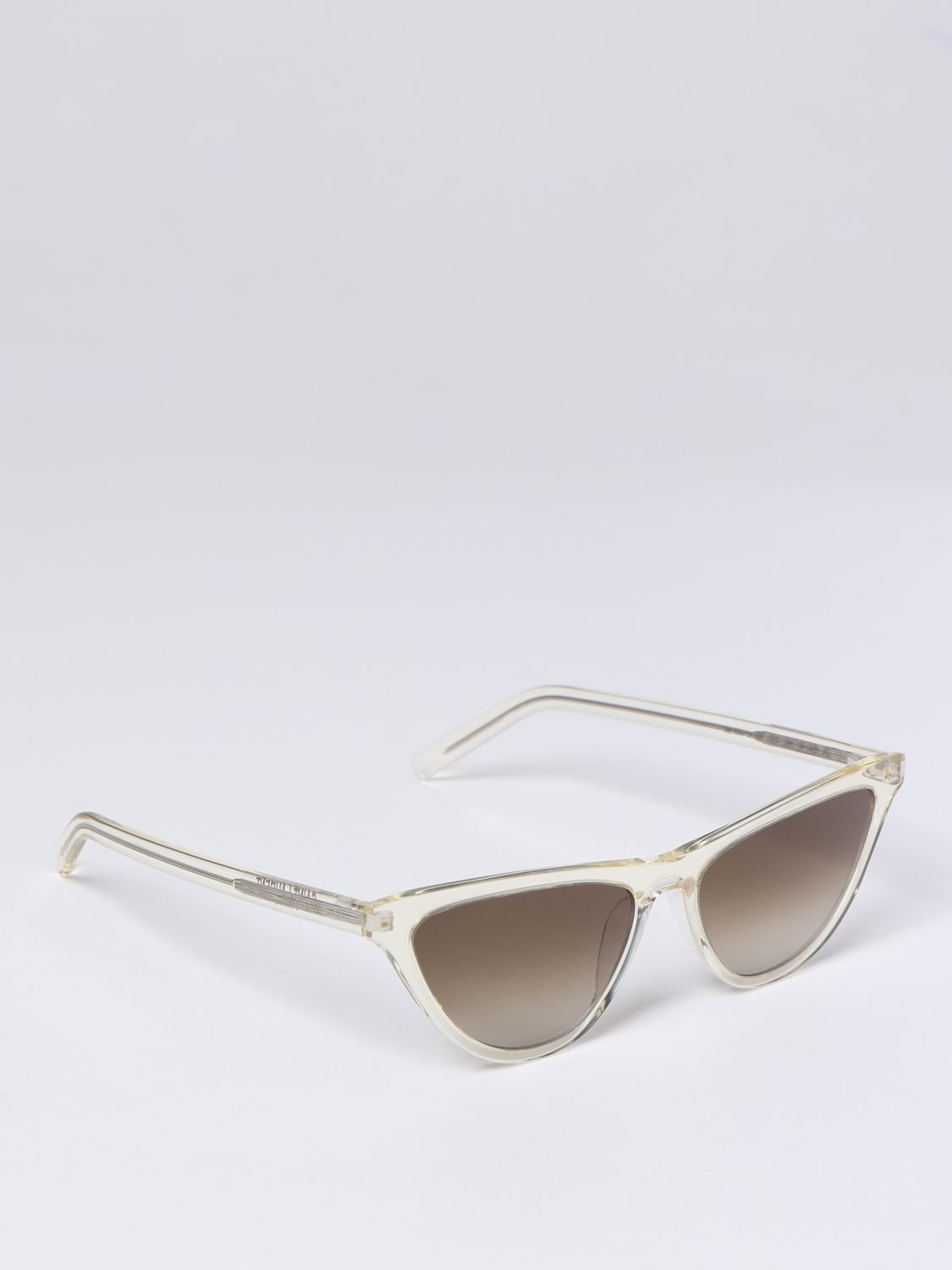 Saint Laurent Sunglasses SAINT LAURENT Woman colour Transparent