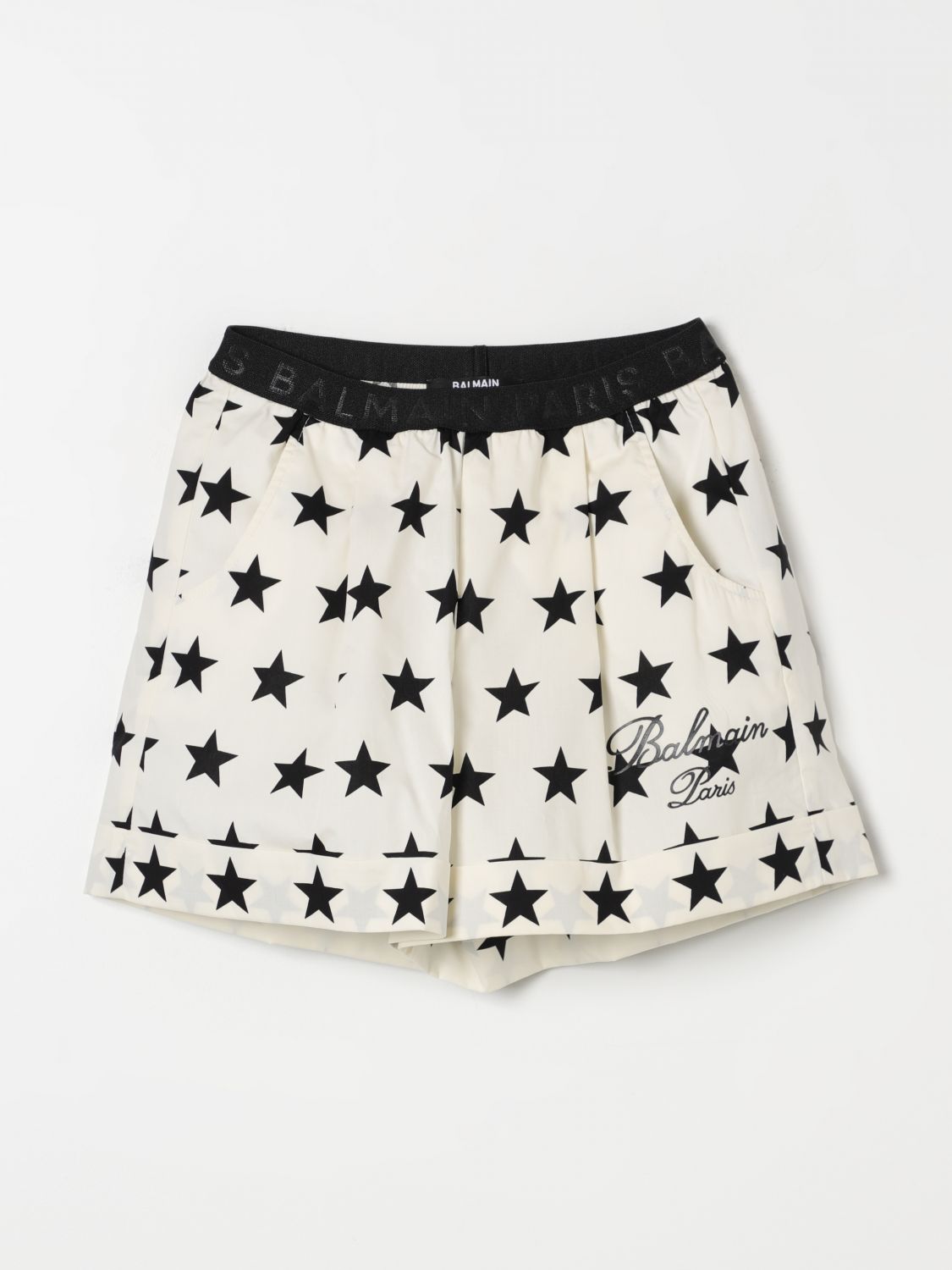 Balmain Kids Shorts BALMAIN KIDS Kids color Yellow Cream