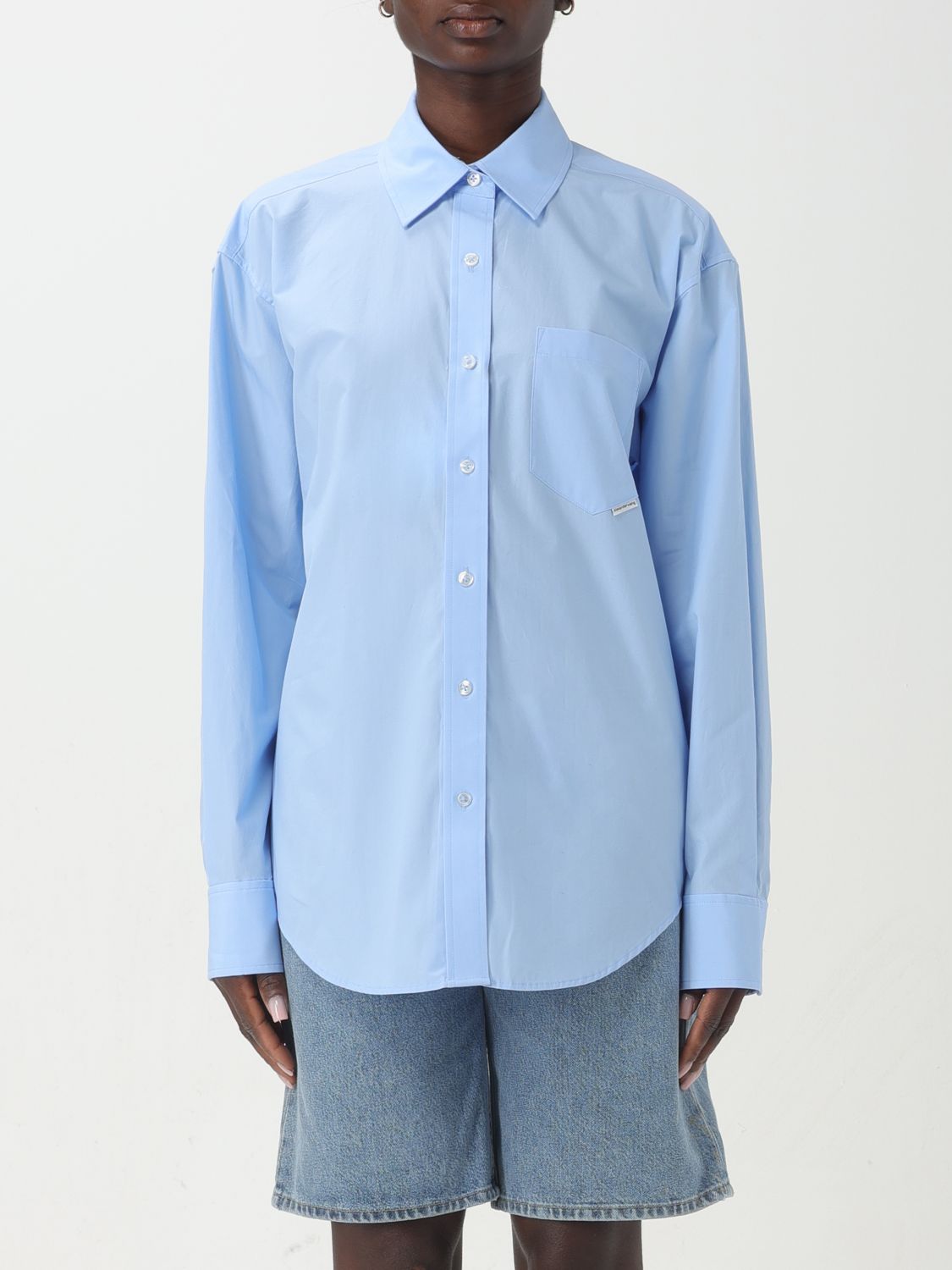 T By Alexander Wang Shirt T BY ALEXANDER WANG Woman colour Blue