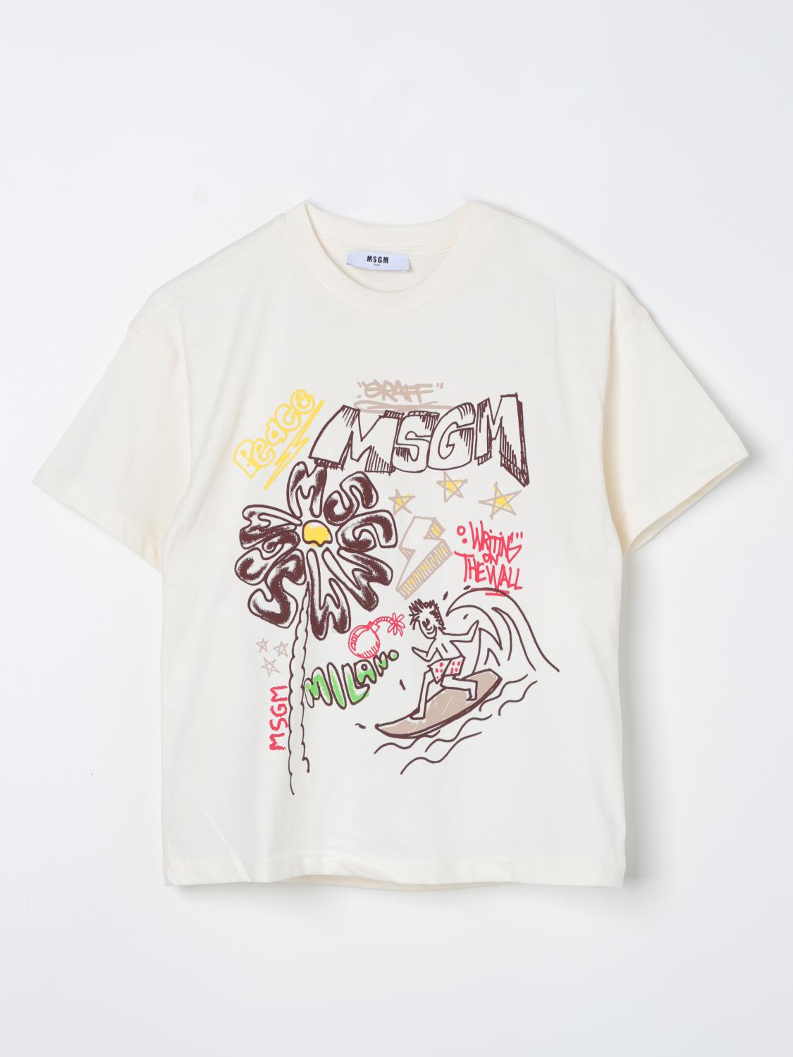 Msgm Kids T-Shirt MSGM KIDS Kids colour White