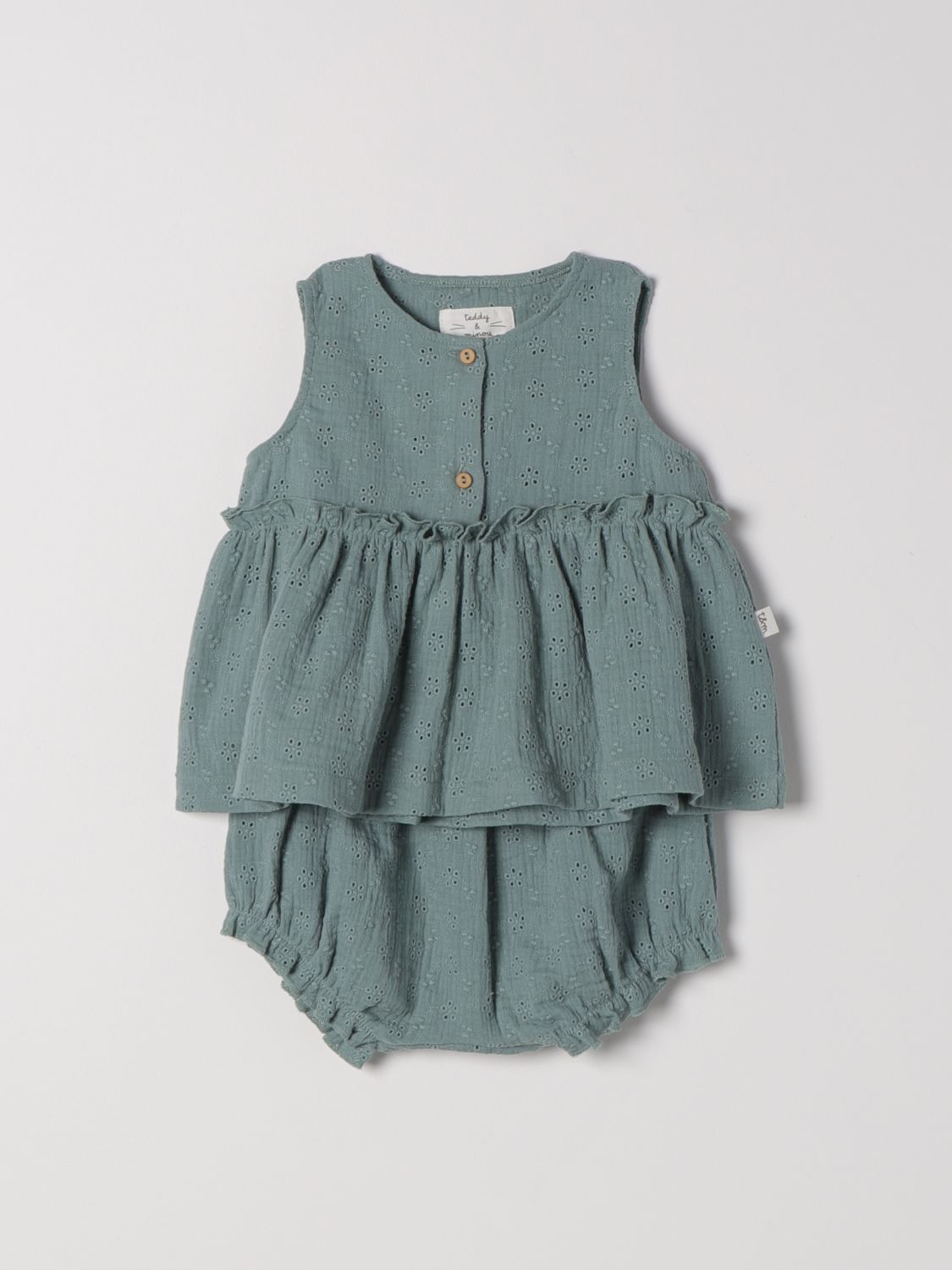 Teddy & Minou Romper TEDDY & MINOU Kids colour Green