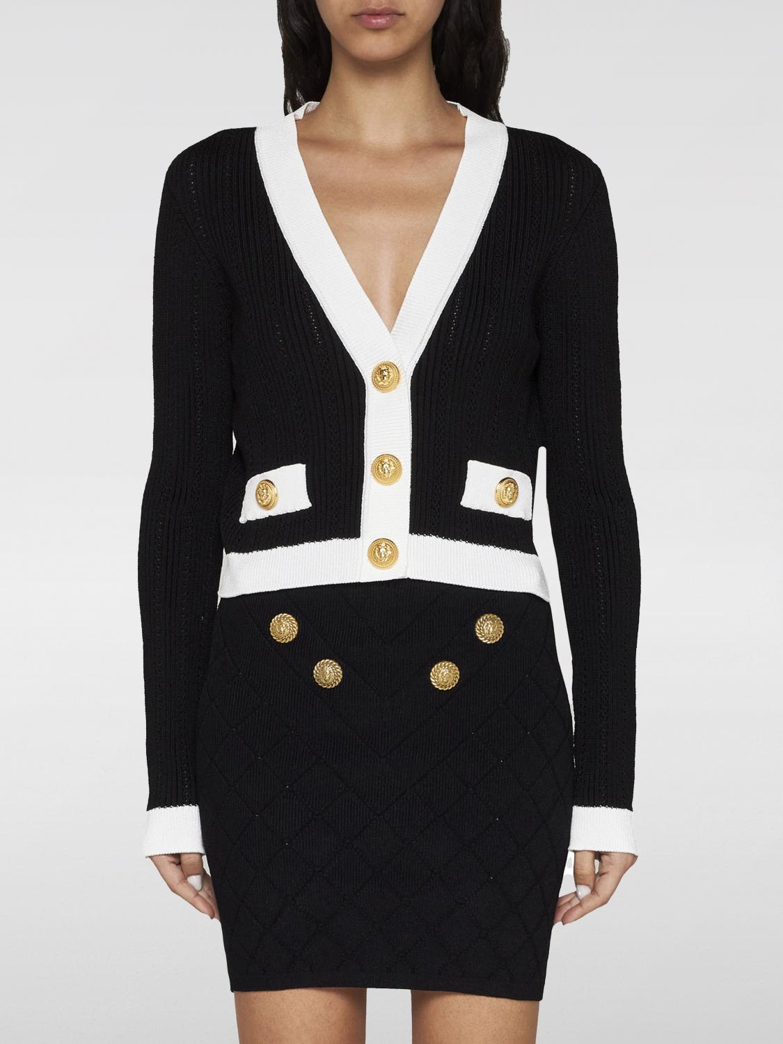 Balmain Cardigan BALMAIN Woman color Black