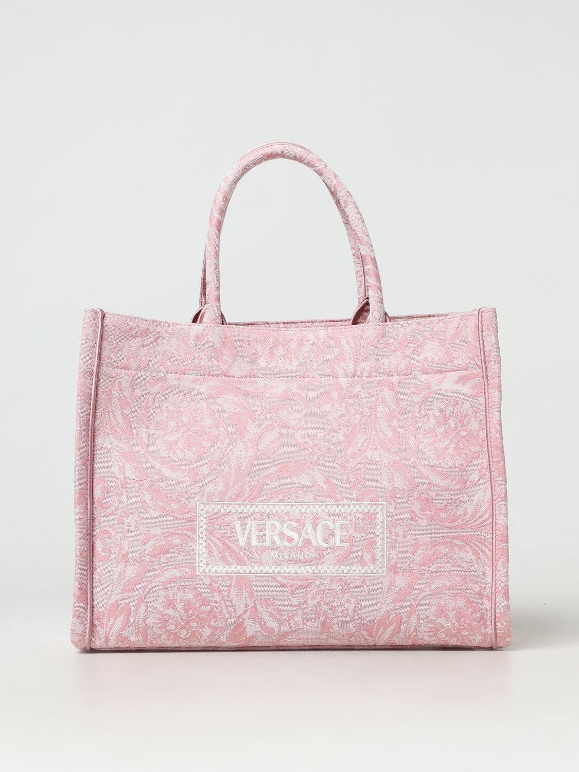 Versace Tote Bags VERSACE Woman colour Pink