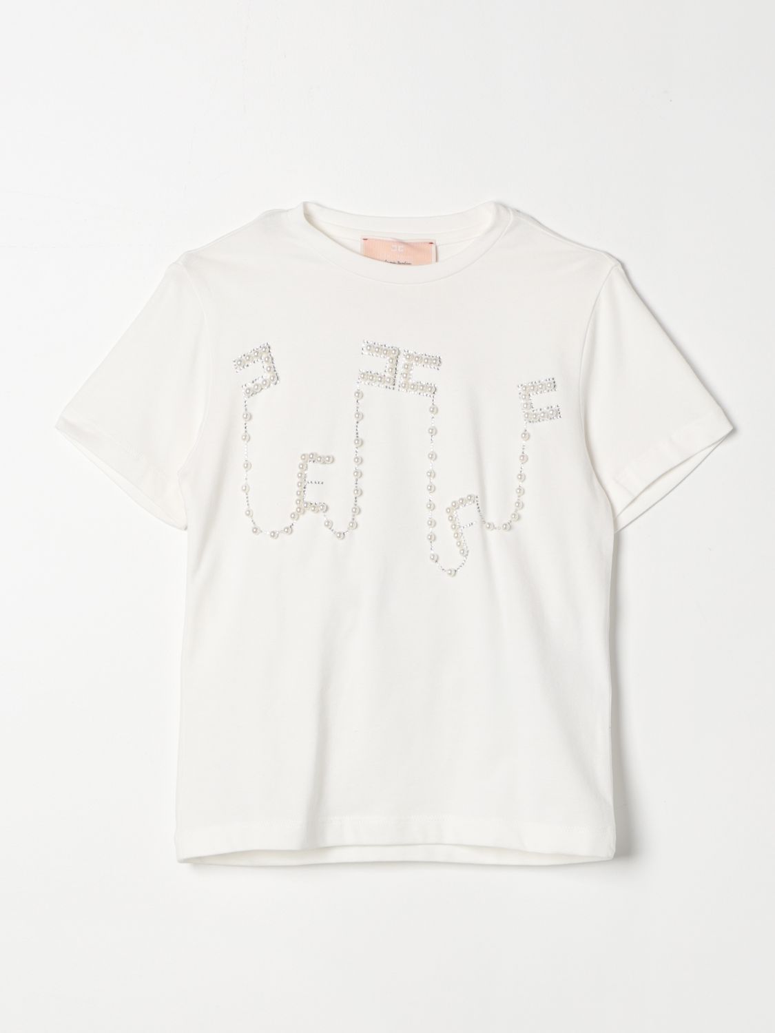 Elisabetta Franchi La Mia Bambina T-Shirt ELISABETTA FRANCHI LA MIA BAMBINA Kids colour White