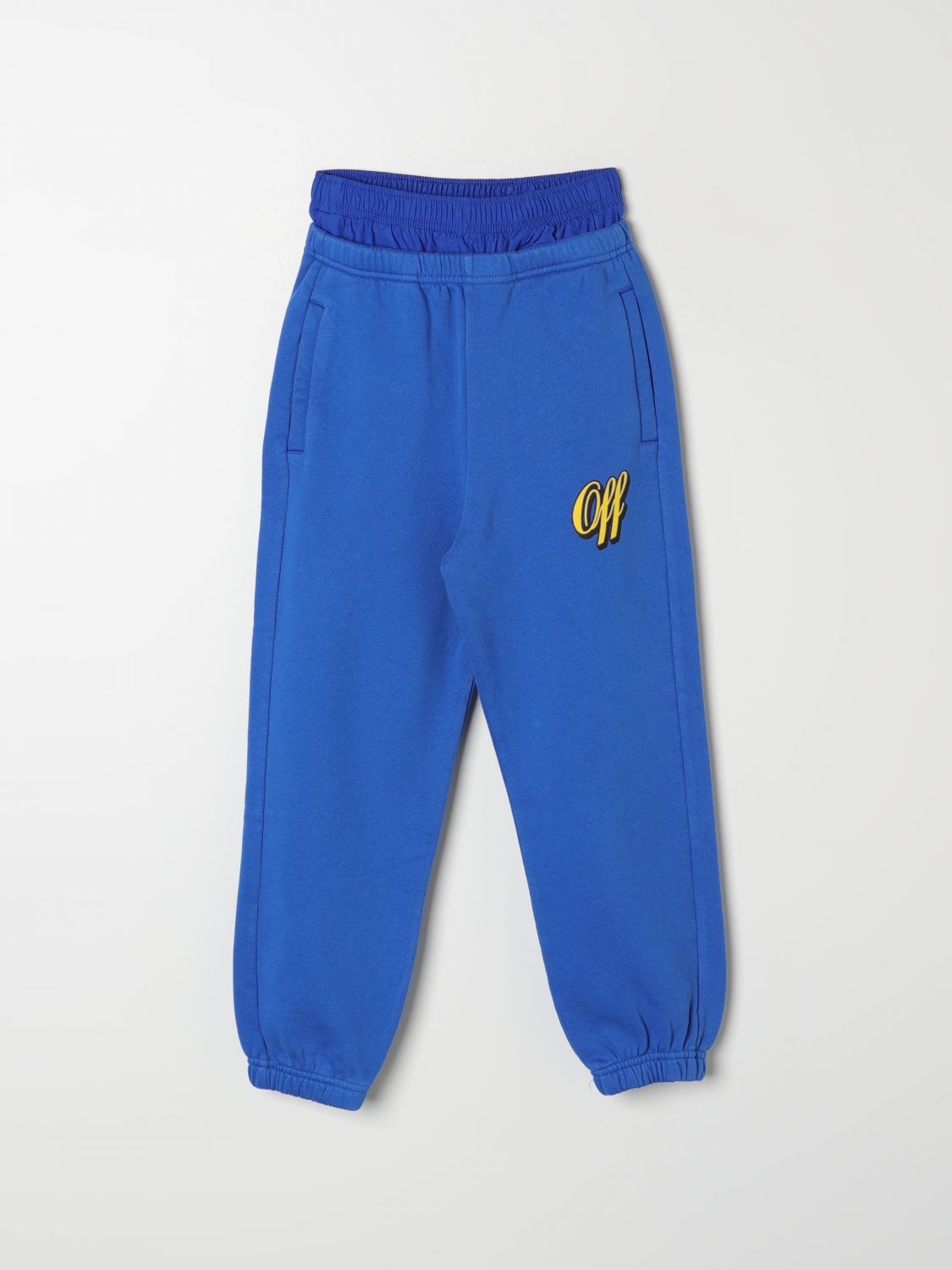  Trousers OFF WHITE KIDS Kids colour Blue