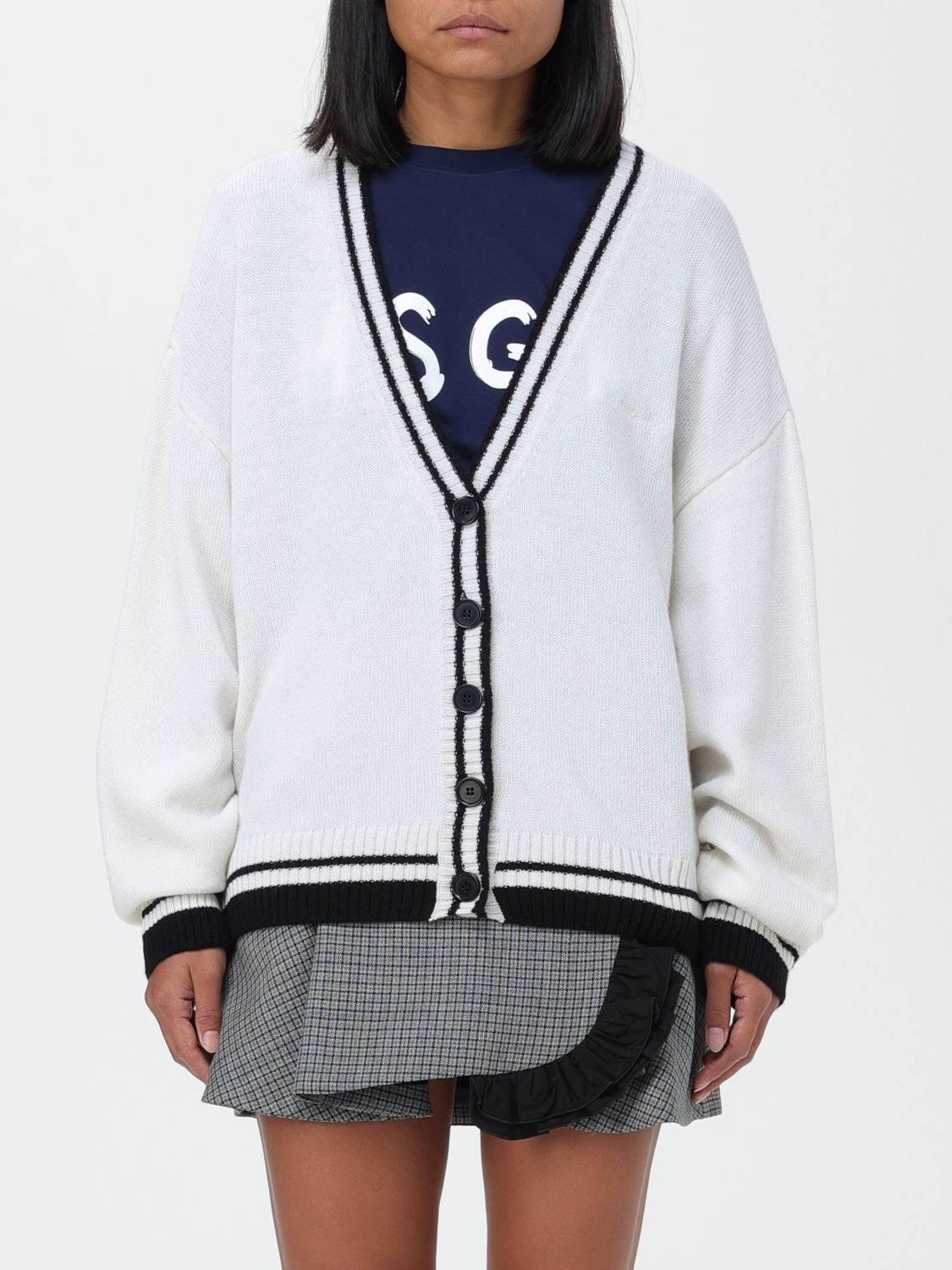 Msgm Cardigan MSGM Woman colour White