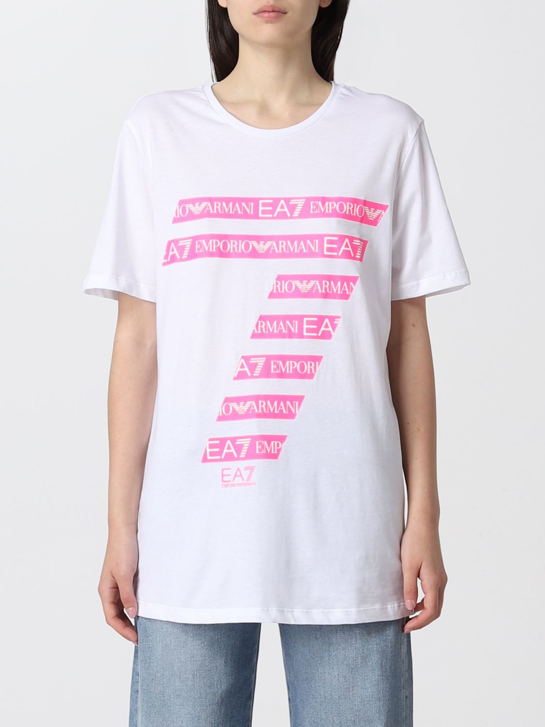 EA7 T-Shirt EA7 Woman colour White