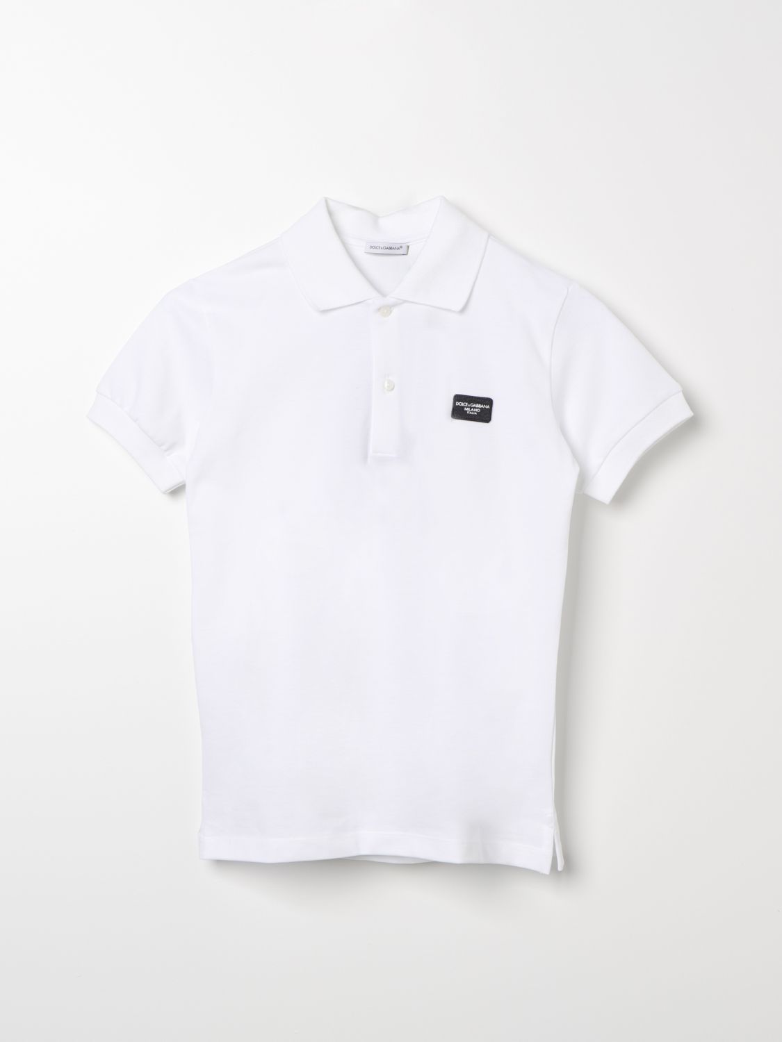 Dolce & Gabbana Polo Shirt DOLCE & GABBANA Kids colour White