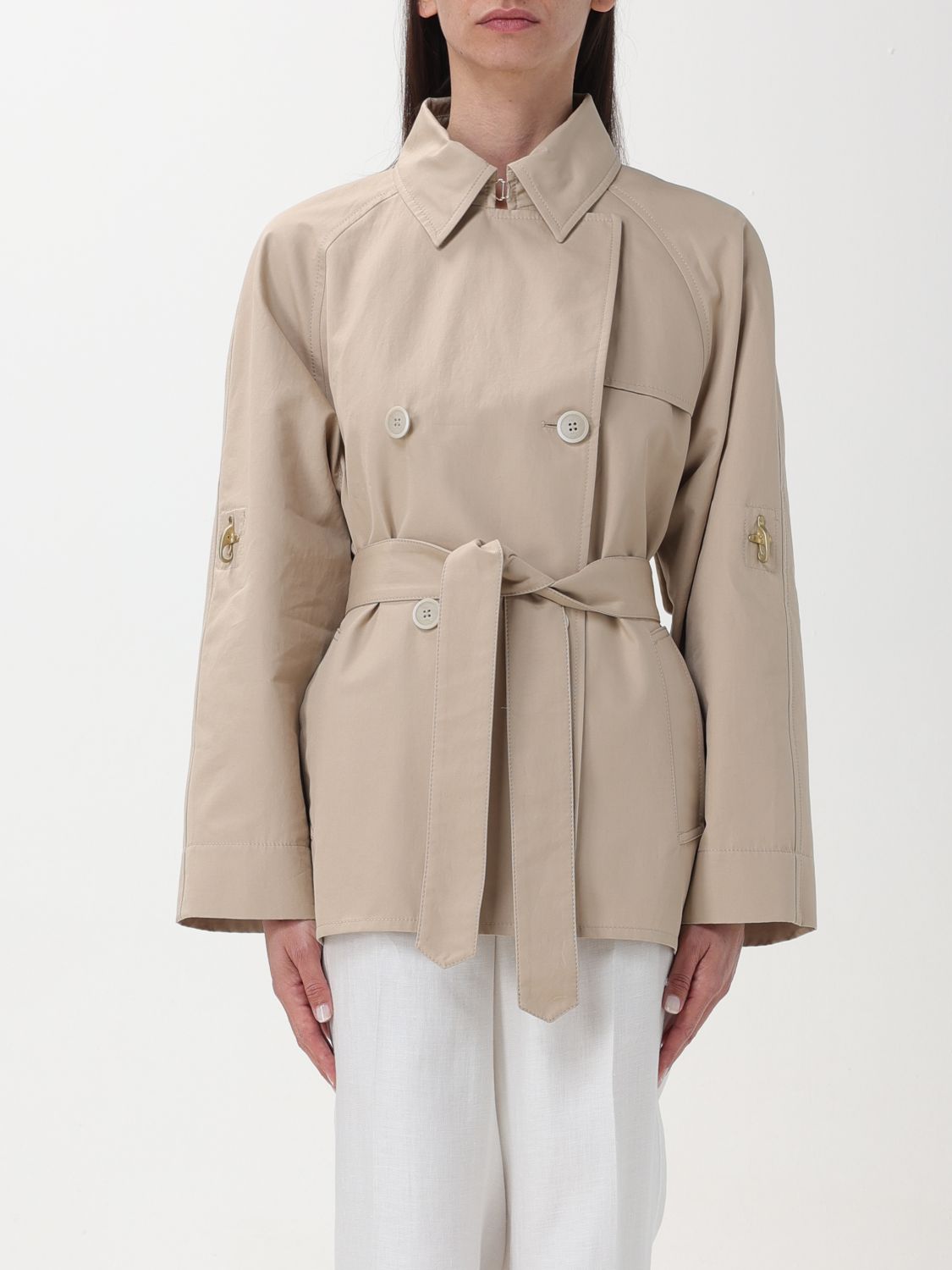 Fay Trench Coat FAY Woman colour Beige