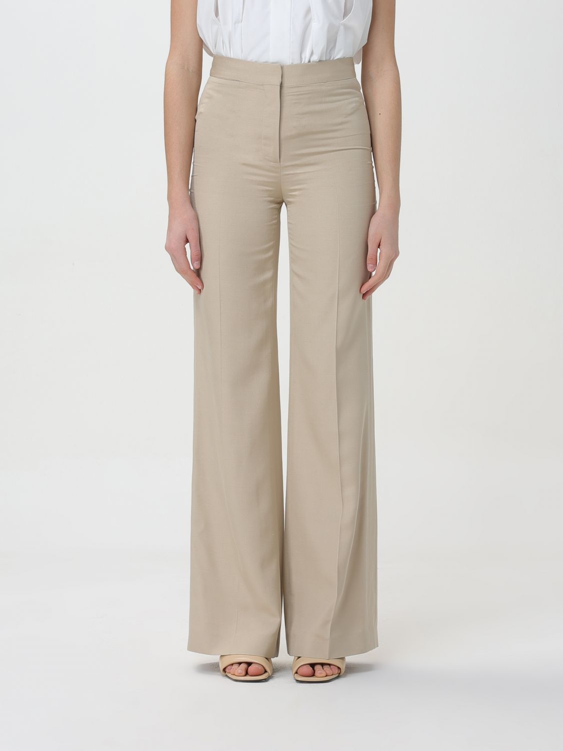 Stella McCartney Trousers STELLA MCCARTNEY Woman colour Beige