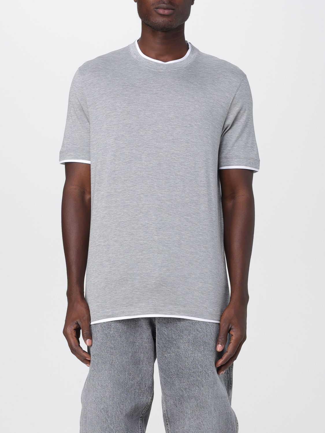 Brunello Cucinelli T-Shirt BRUNELLO CUCINELLI Men colour Grey