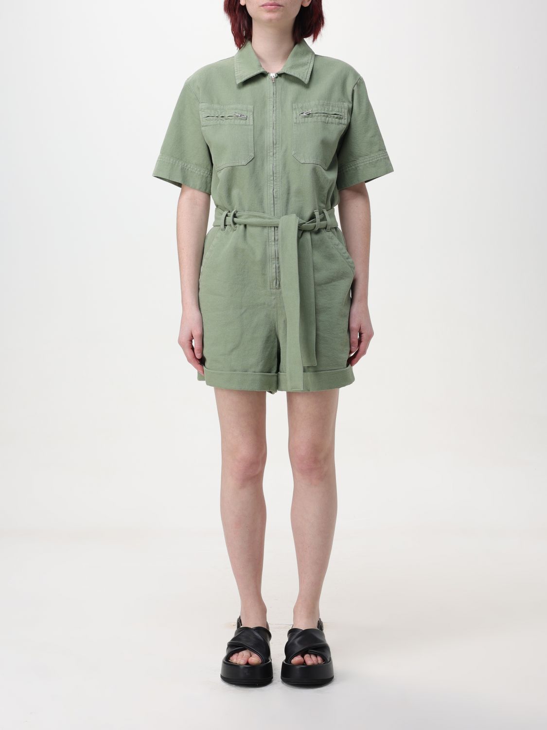 A.P.C. Dress A.P.C. Woman colour Kaki