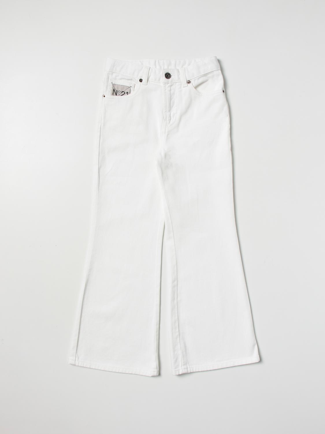 N° 21 Trousers N° 21 Kids colour White