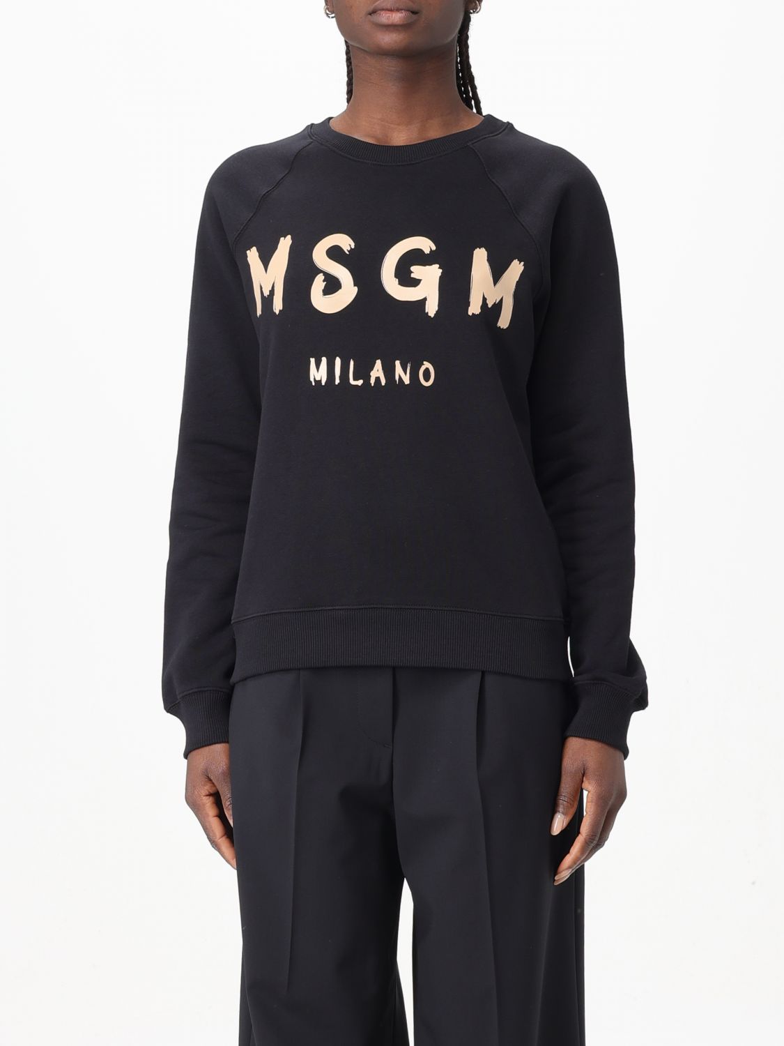 Msgm Sweatshirt MSGM Woman colour Black