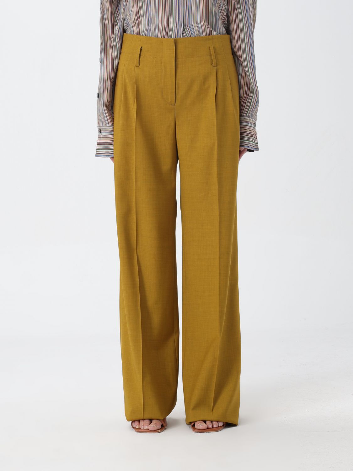 Paul Smith Trousers PAUL SMITH Woman colour Yellow