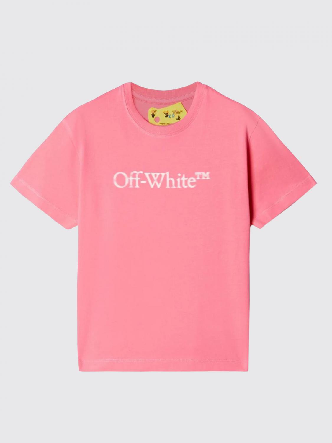 OFF-WHITE T-Shirt OFF-WHITE Kids colour Fuchsia