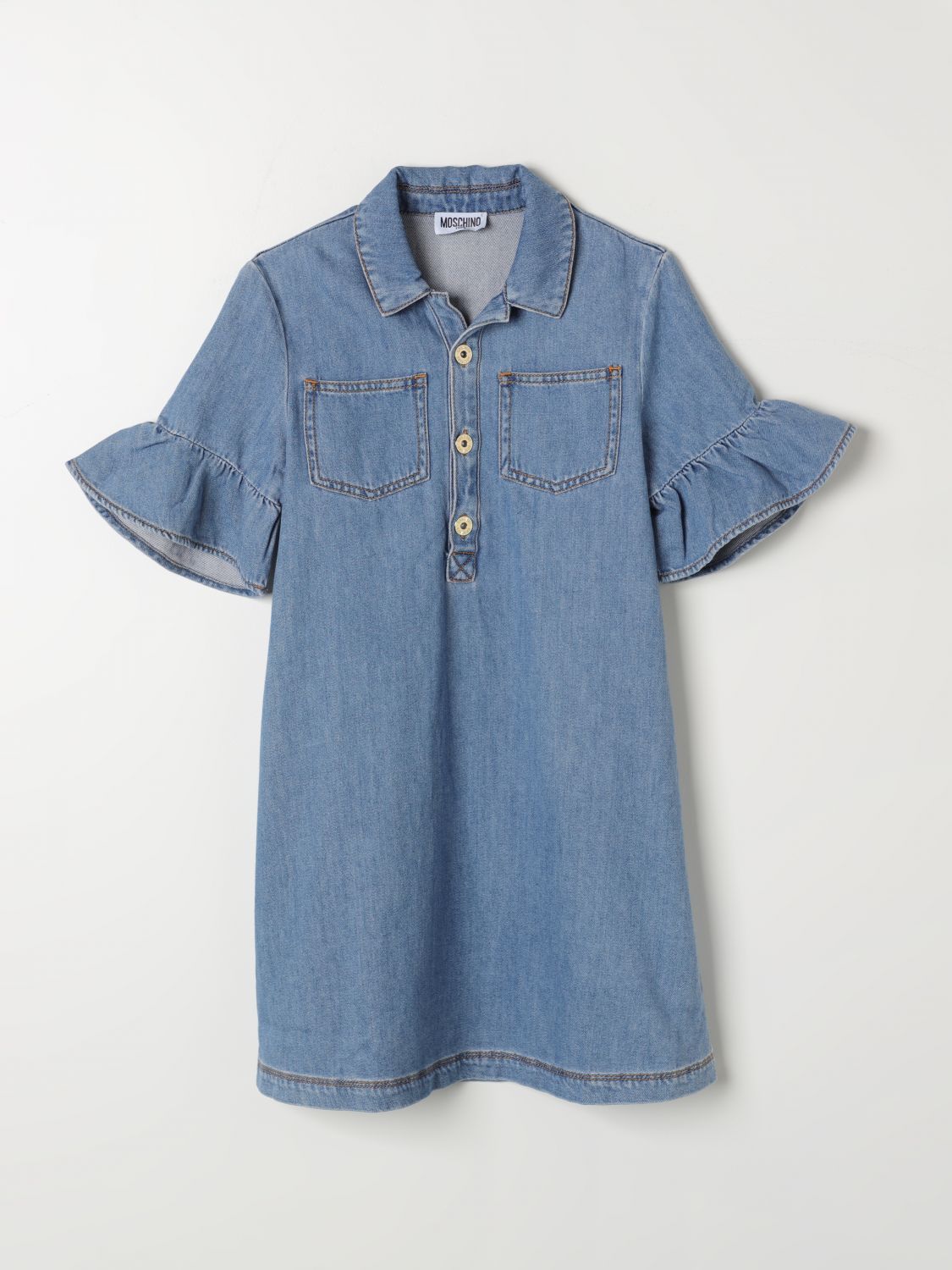  Dress MOSCHINO KID Kids colour Denim