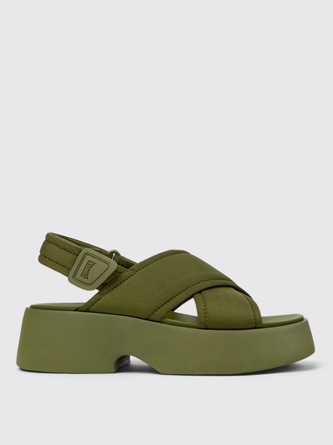 Camper Flat Sandals CAMPER Woman colour Green