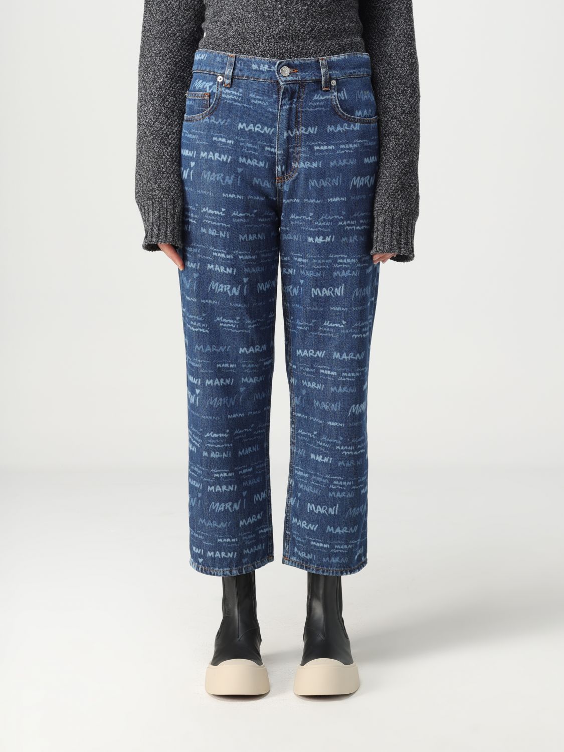 Marni Jeans MARNI Woman colour Denim