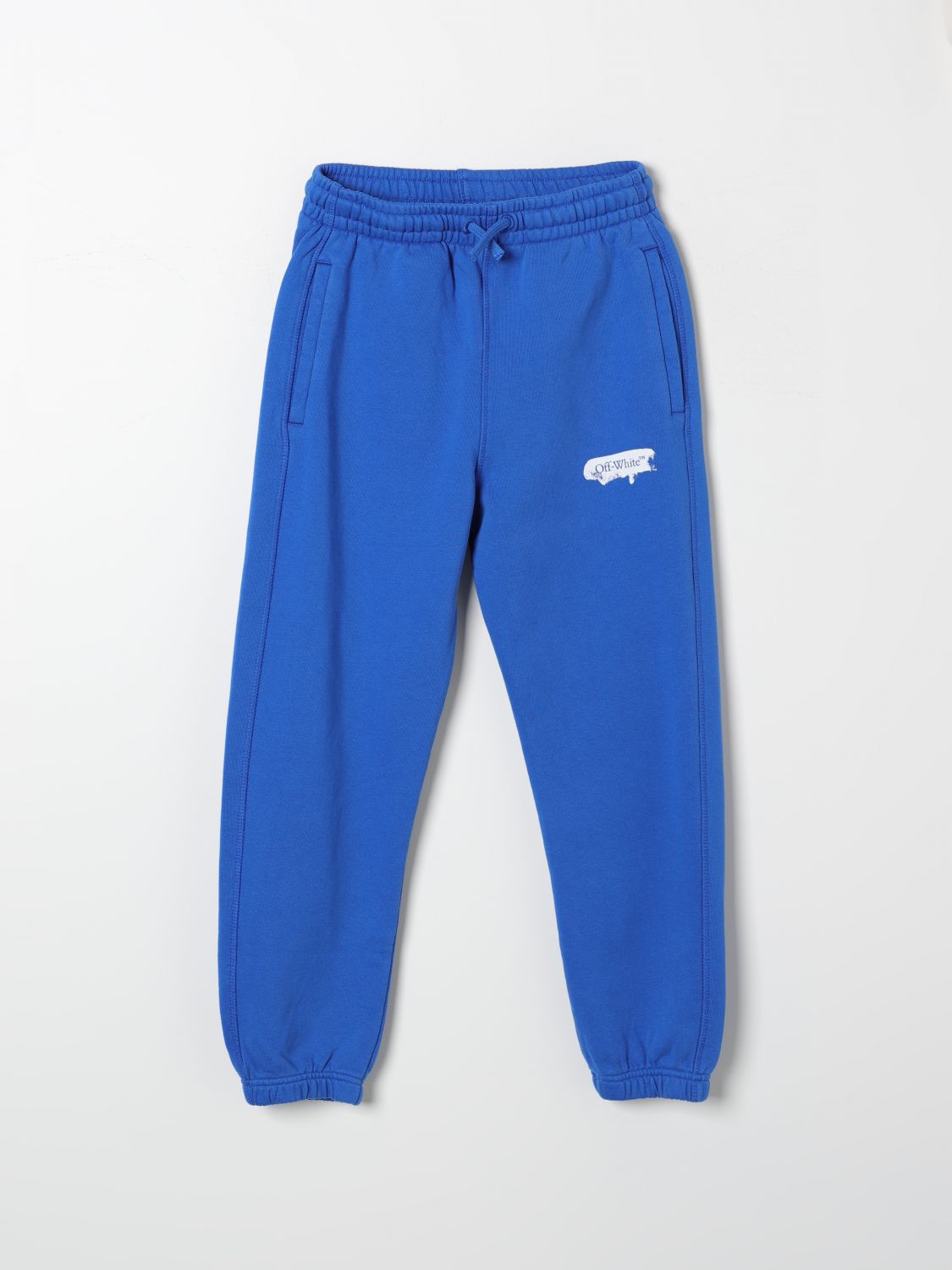 Off-White Kids Pants OFF-WHITE KIDS Kids color Blue