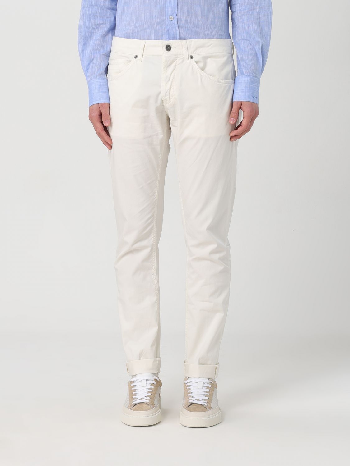 Dondup Trousers DONDUP Men colour Butter