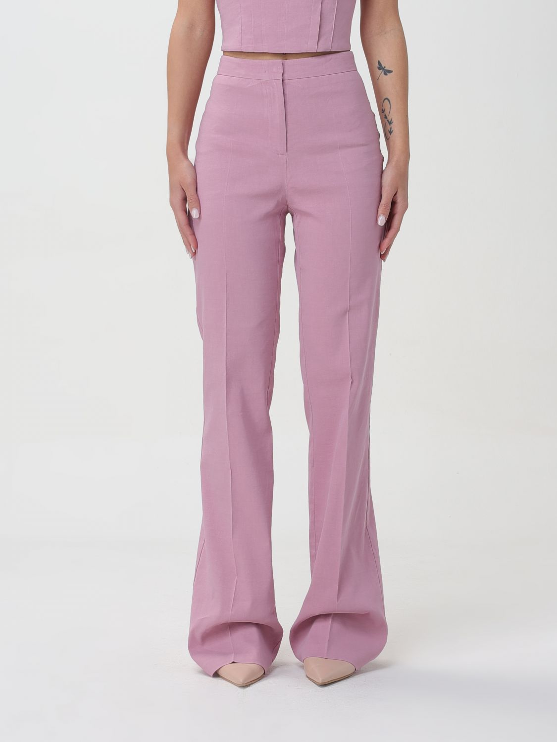 Pinko Trousers PINKO Woman colour Pink