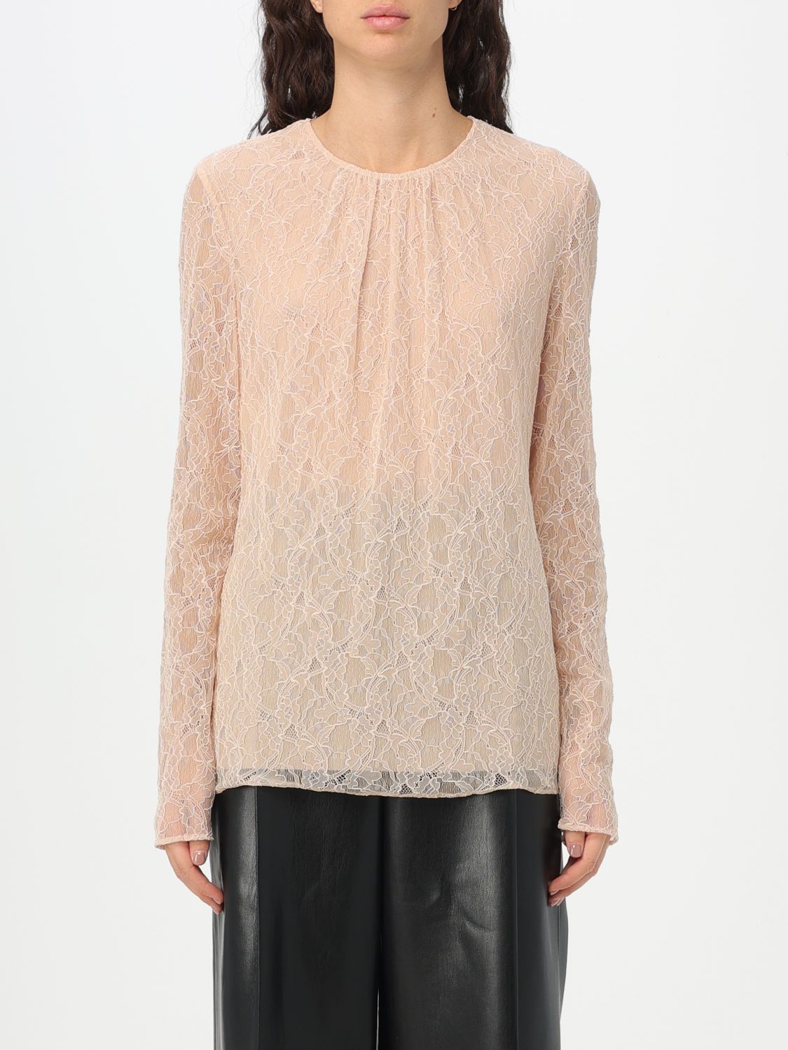 Philosophy Di Lorenzo Serafini Top PHILOSOPHY DI LORENZO SERAFINI Woman colour Beige