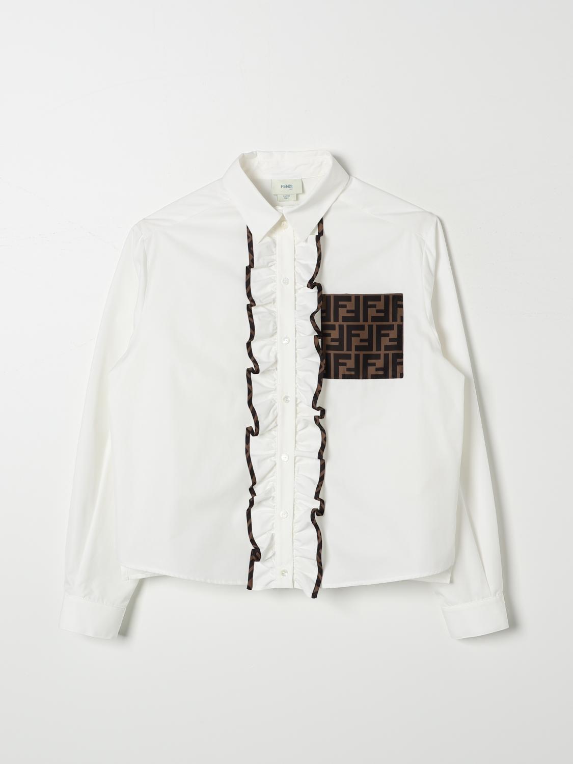 FENDI Sweater FENDI Kids color White