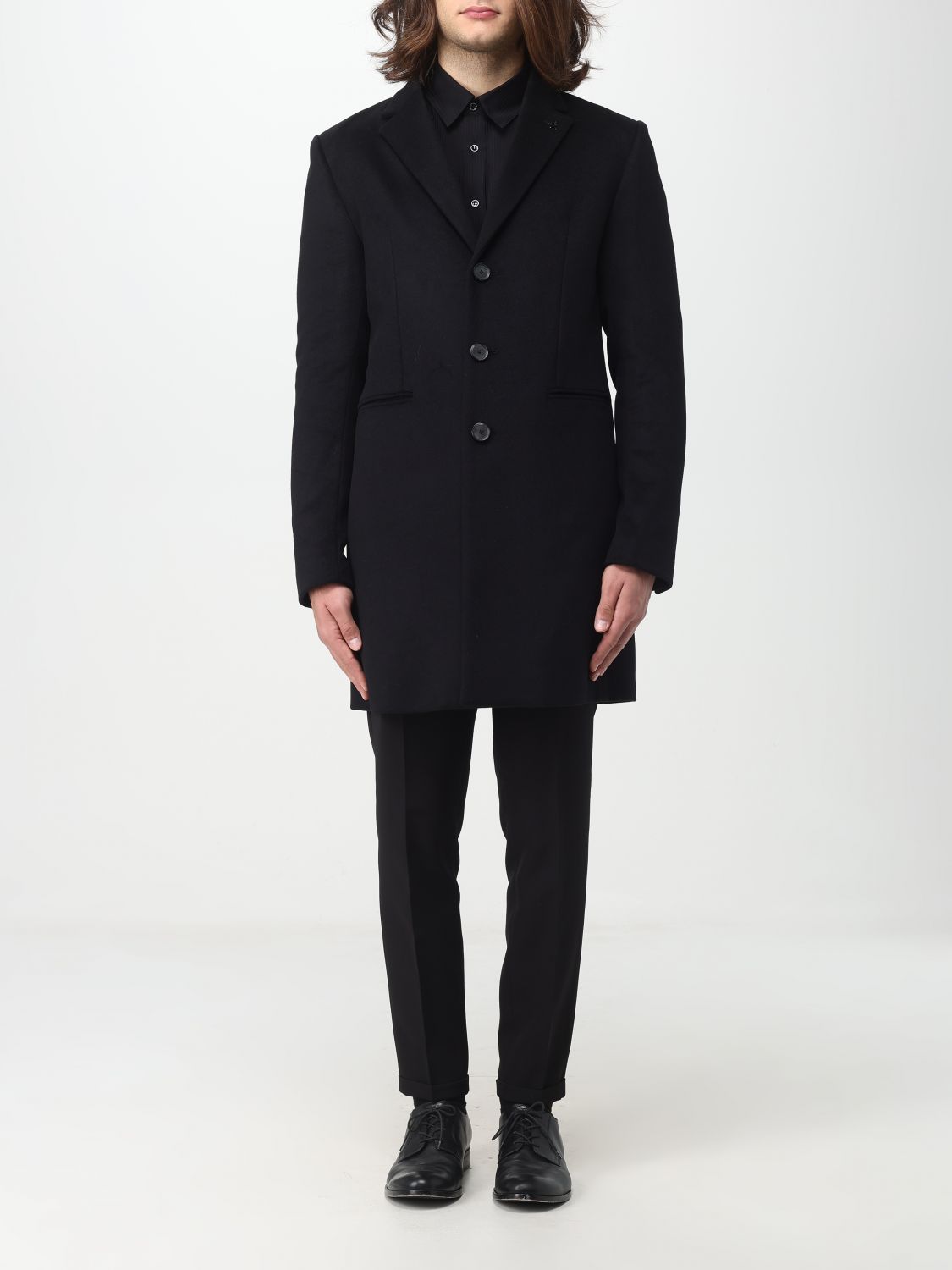 Patrizia Pepe Coat PATRIZIA PEPE Men colour Black