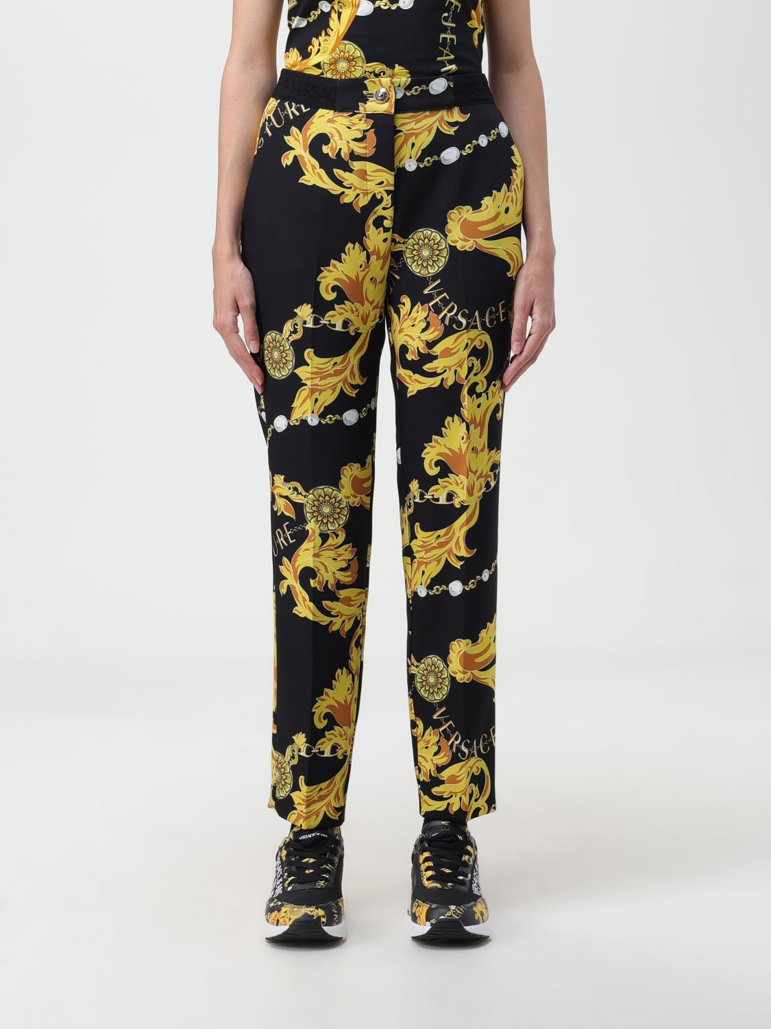 Versace Jeans Couture Trousers VERSACE JEANS COUTURE Woman colour Black