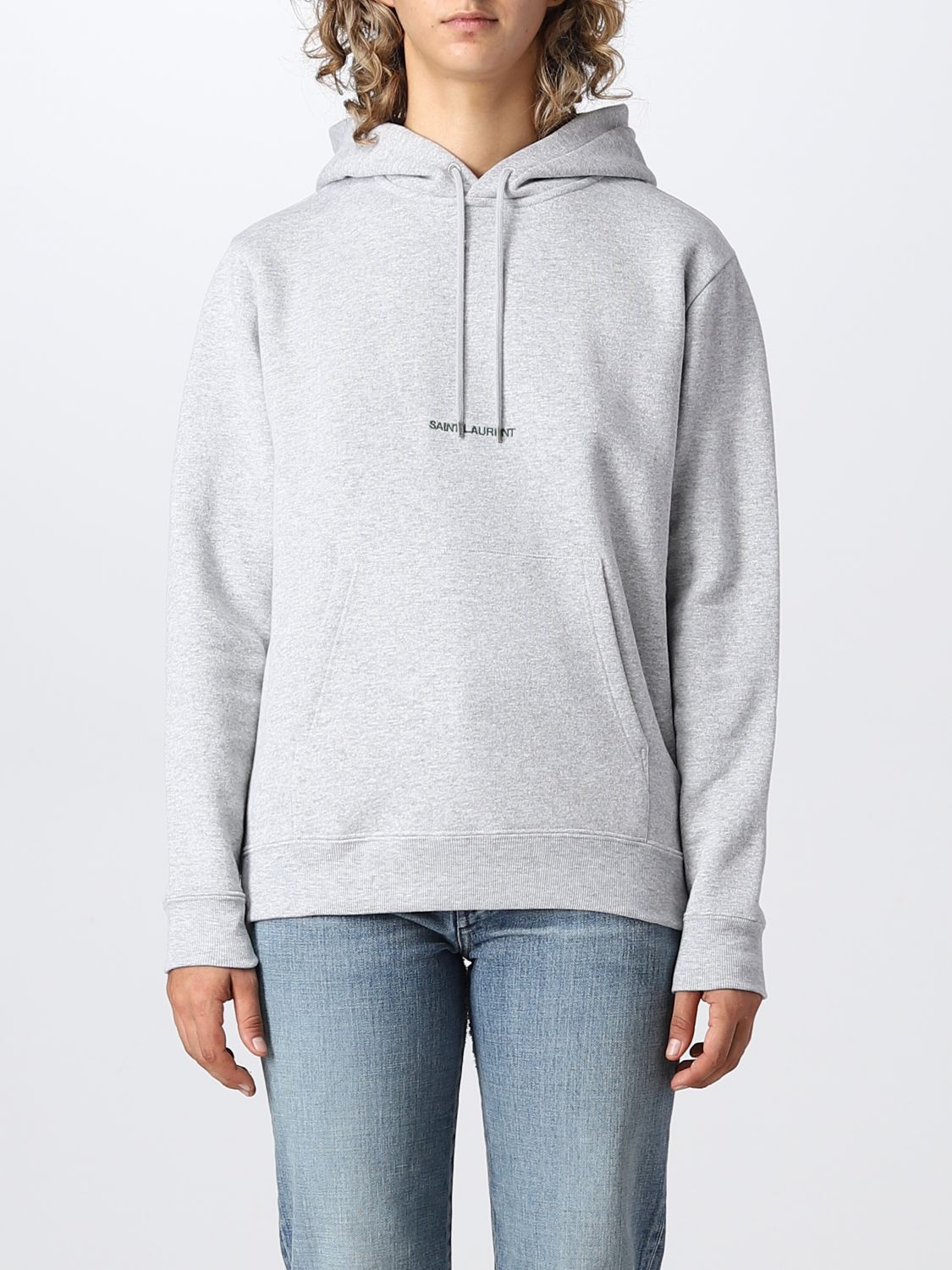 Saint Laurent Sweatshirt SAINT LAURENT Woman colour Grey